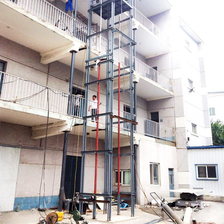 雙缸雙臂導軌式升降平臺 雙缸雙臂導軌式升降平臺